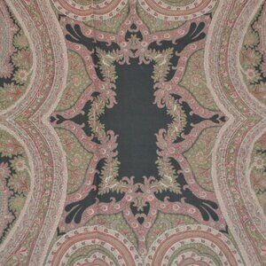 Vintage Ralph Lauren POLO Paisley Red/Green/Black No Iron QUEEN FITTED Sheet USA